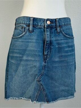 j crew denim jean mini skirt